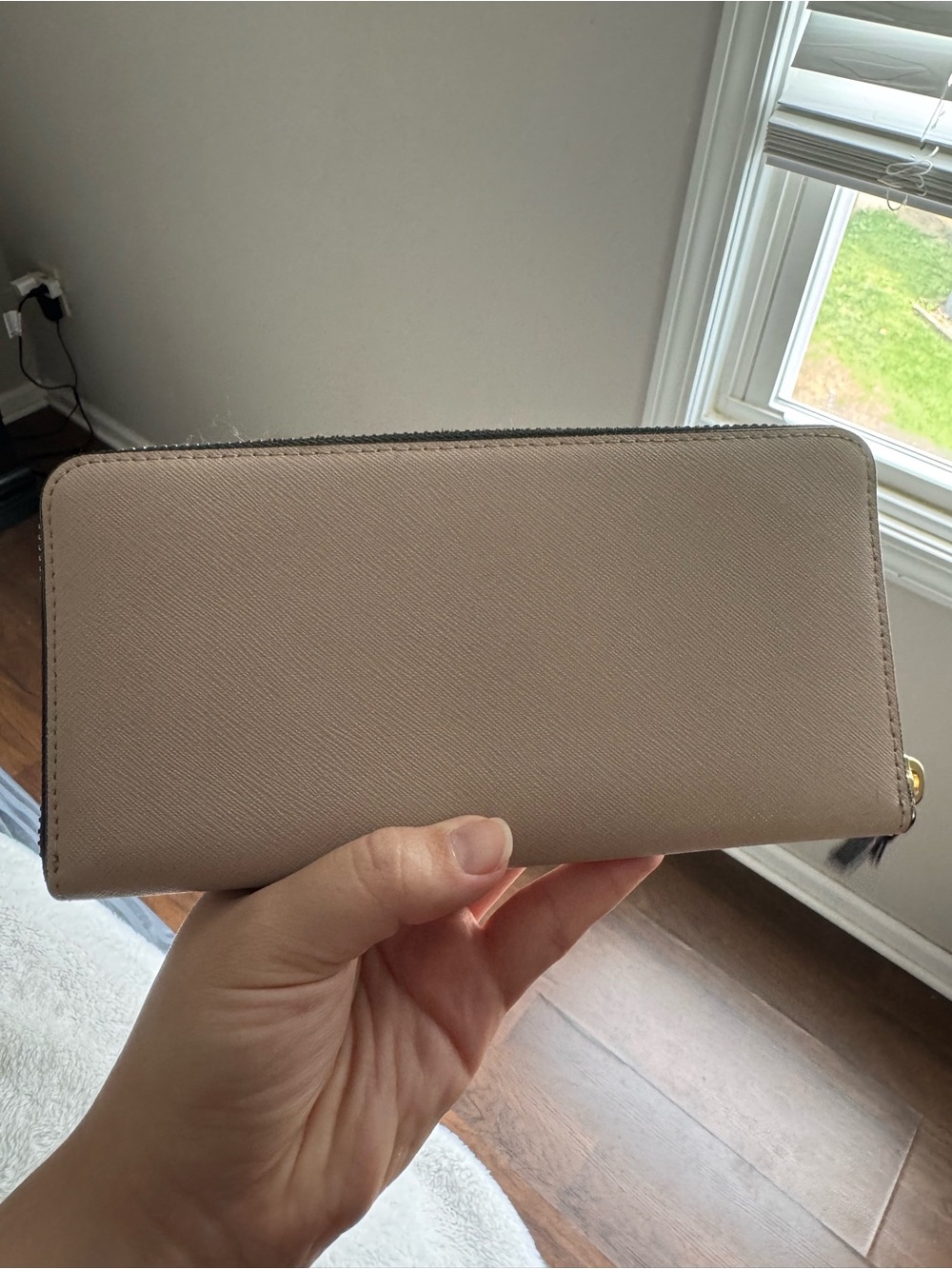 kate spade Black & Taupe Zip-Around Wallet - Picture 2 of 4